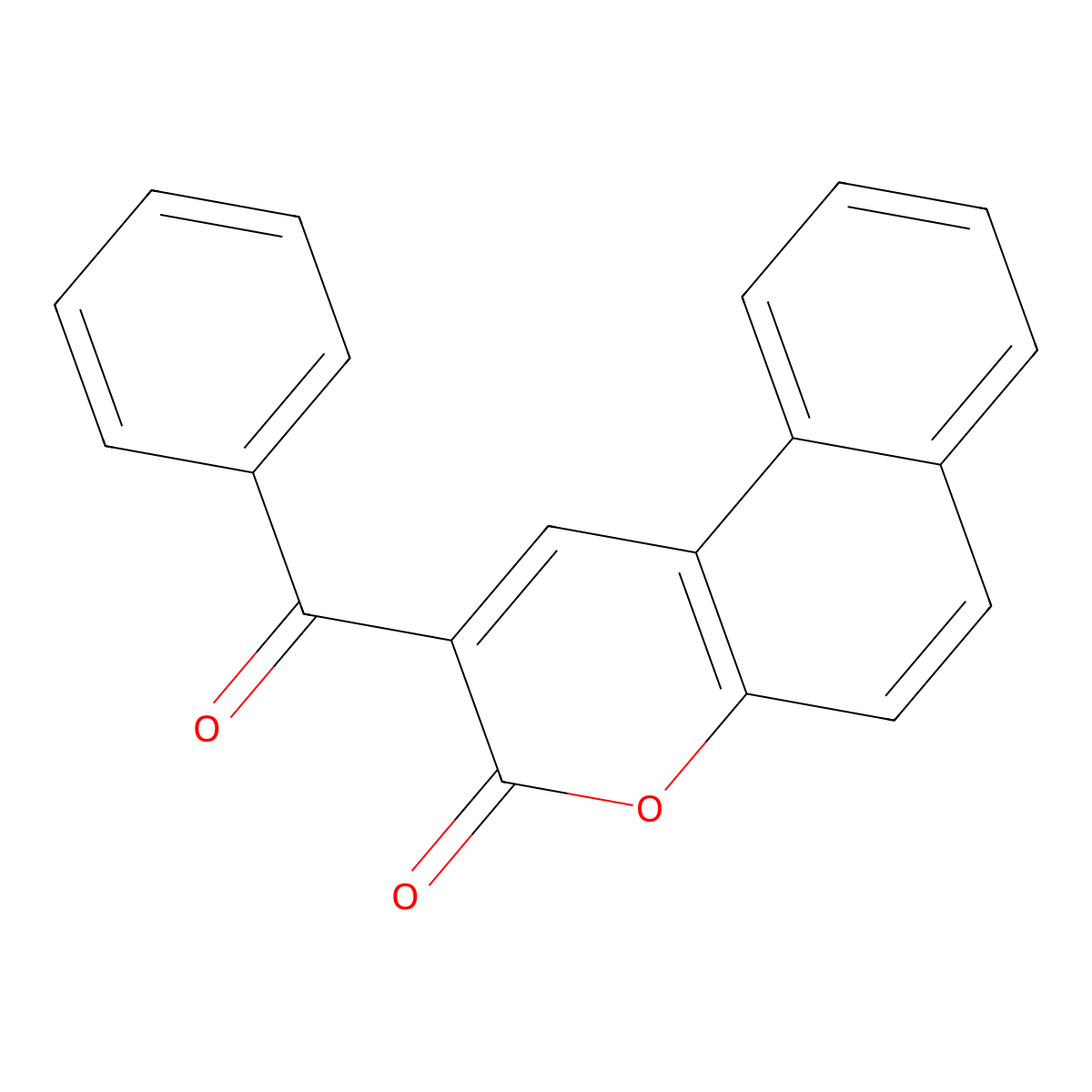 2-Benzoyl-3h-benzo[f]chromen-3-one molecular structure, CAS 4852-81-7