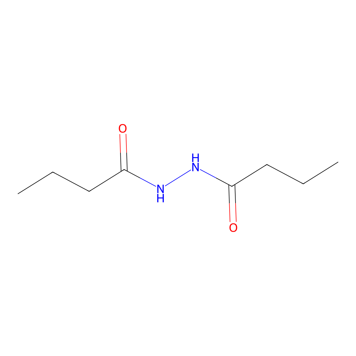 n'-Butyrylbutanehydrazide molecular structure, CAS 4853-66-1