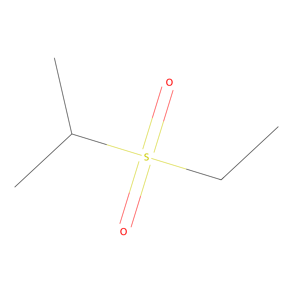 Ethyl Isopropyl Sulfone molecular structure, CAS 4853-75-2