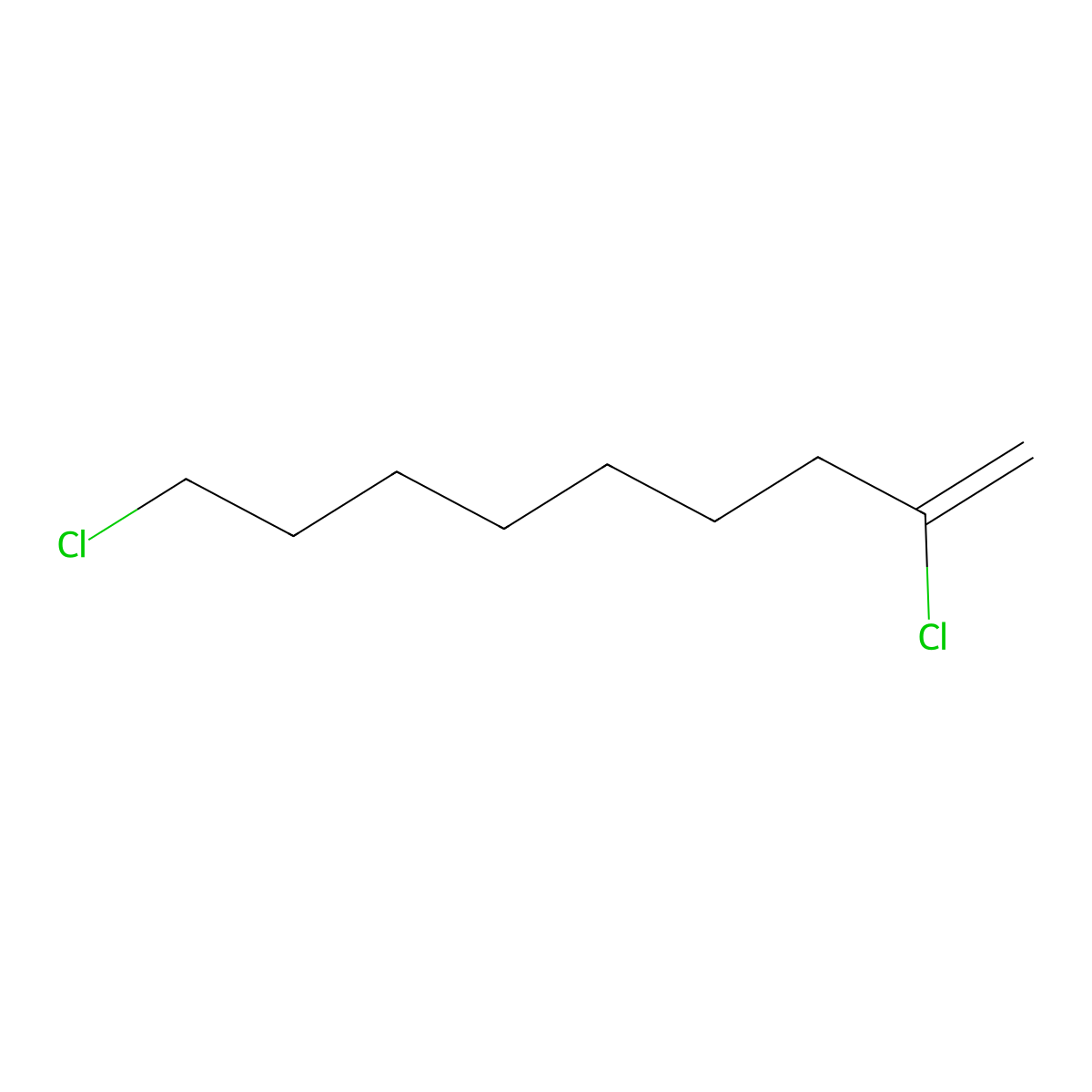 2,9-Dichloro-1-nonene molecular structure, CAS 485320-14-7