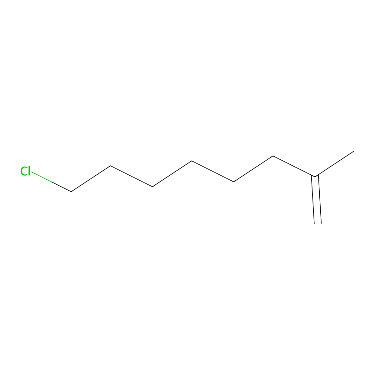 8-Chloro-2-methyl-1-octene molecular structure, CAS 485320-16-9