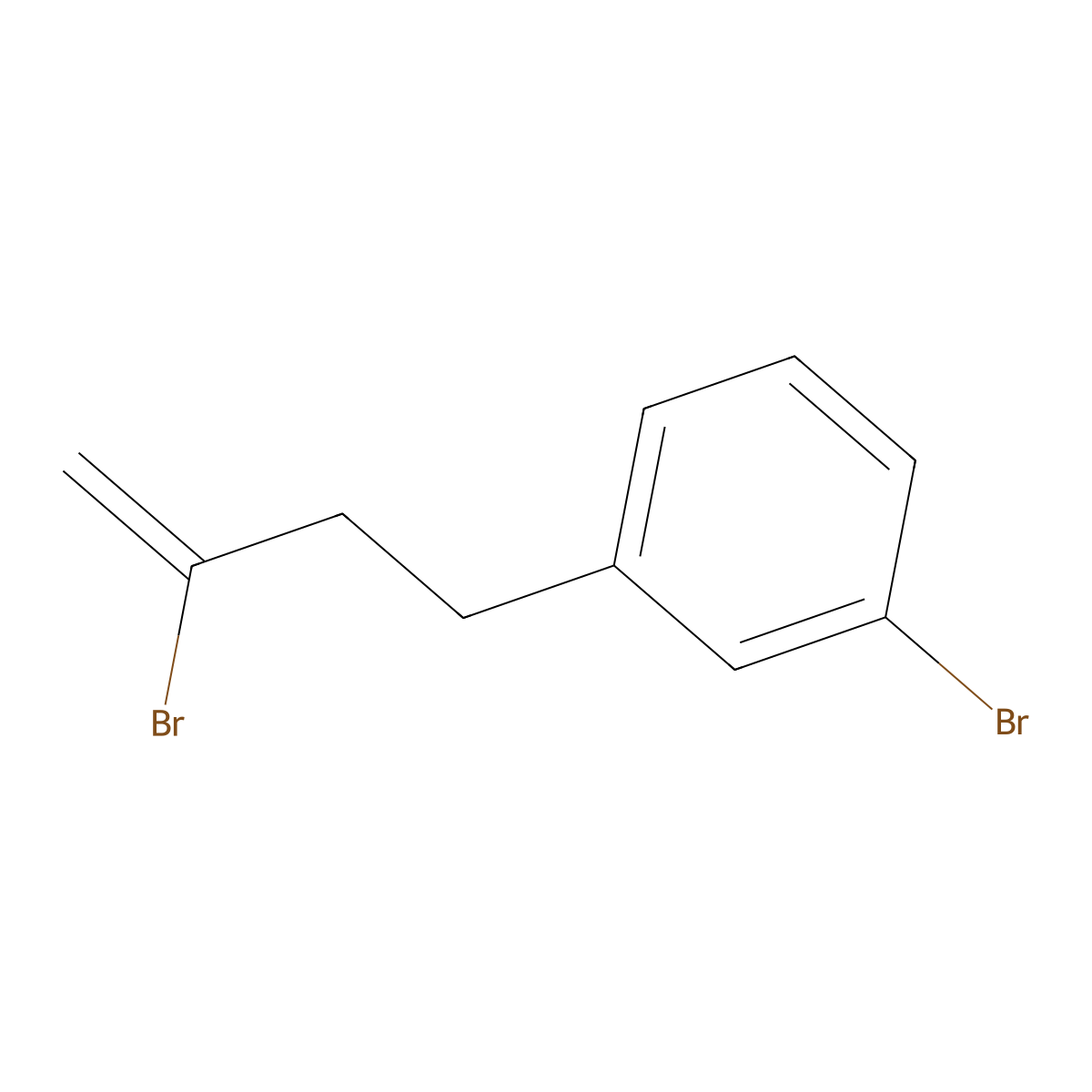 2-Bromo-4-(3-bromophenyl)-1-butene molecular structure, CAS 485320-32-9