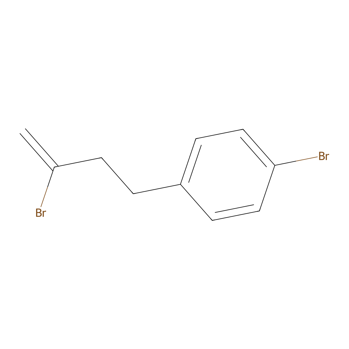 2-Bromo-4-(4-bromophenyl)-1-butene molecular structure, CAS 485320-34-1