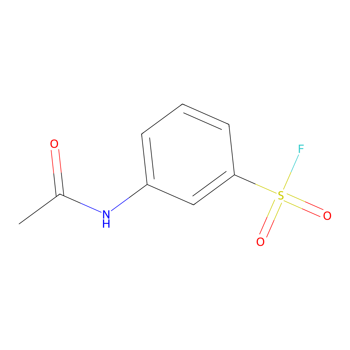 3-Acetamidobenzenesulfonyl fluoride molecular structure, CAS 4857-88-9