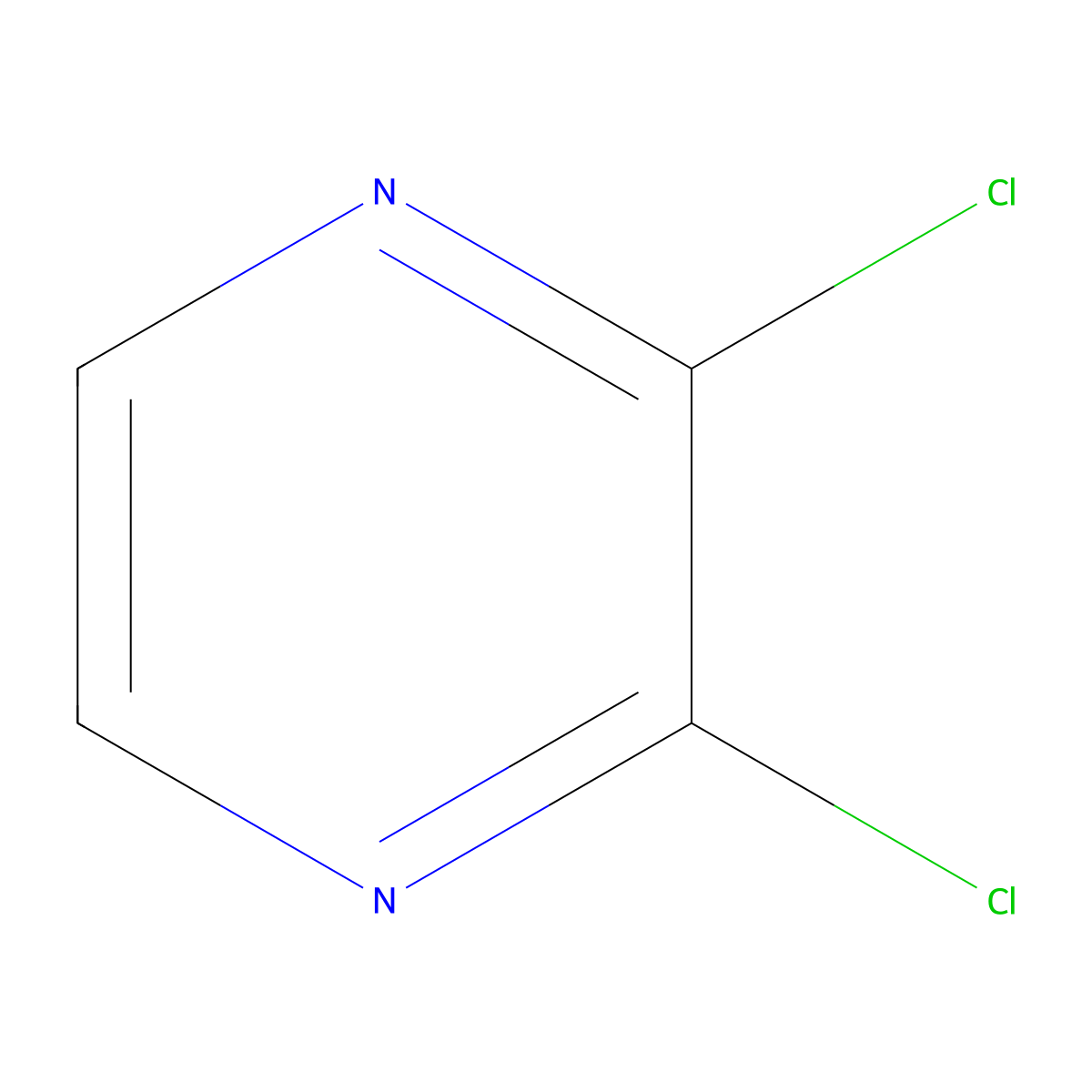 2,3-Dichloropyrazine molecular structure, CAS 4858-85-9