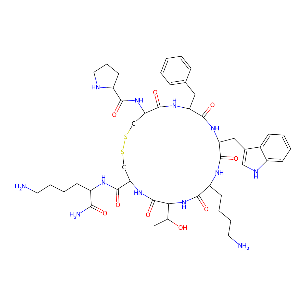 Cortistatin-8 molecular structure, CAS 485803-62-1