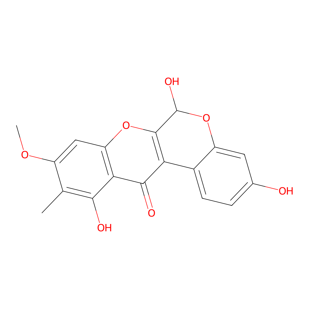 Mirabijalone D molecular structure, CAS 485811-84-5