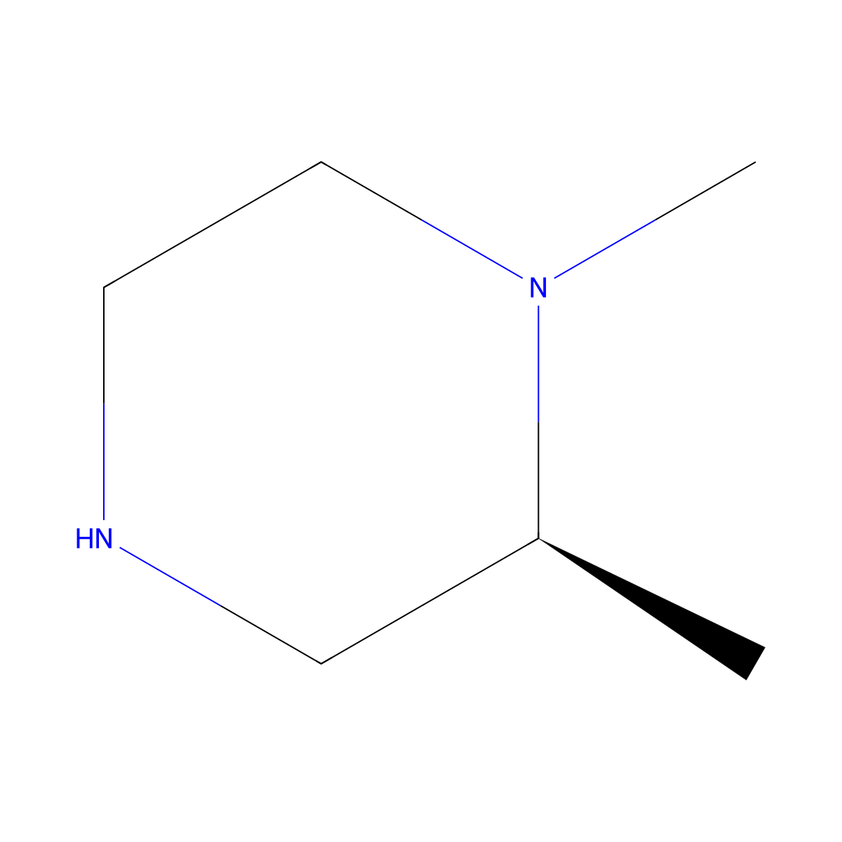 (S)-1,2-Dimethylpiperazine molecular structure, CAS 485841-52-9