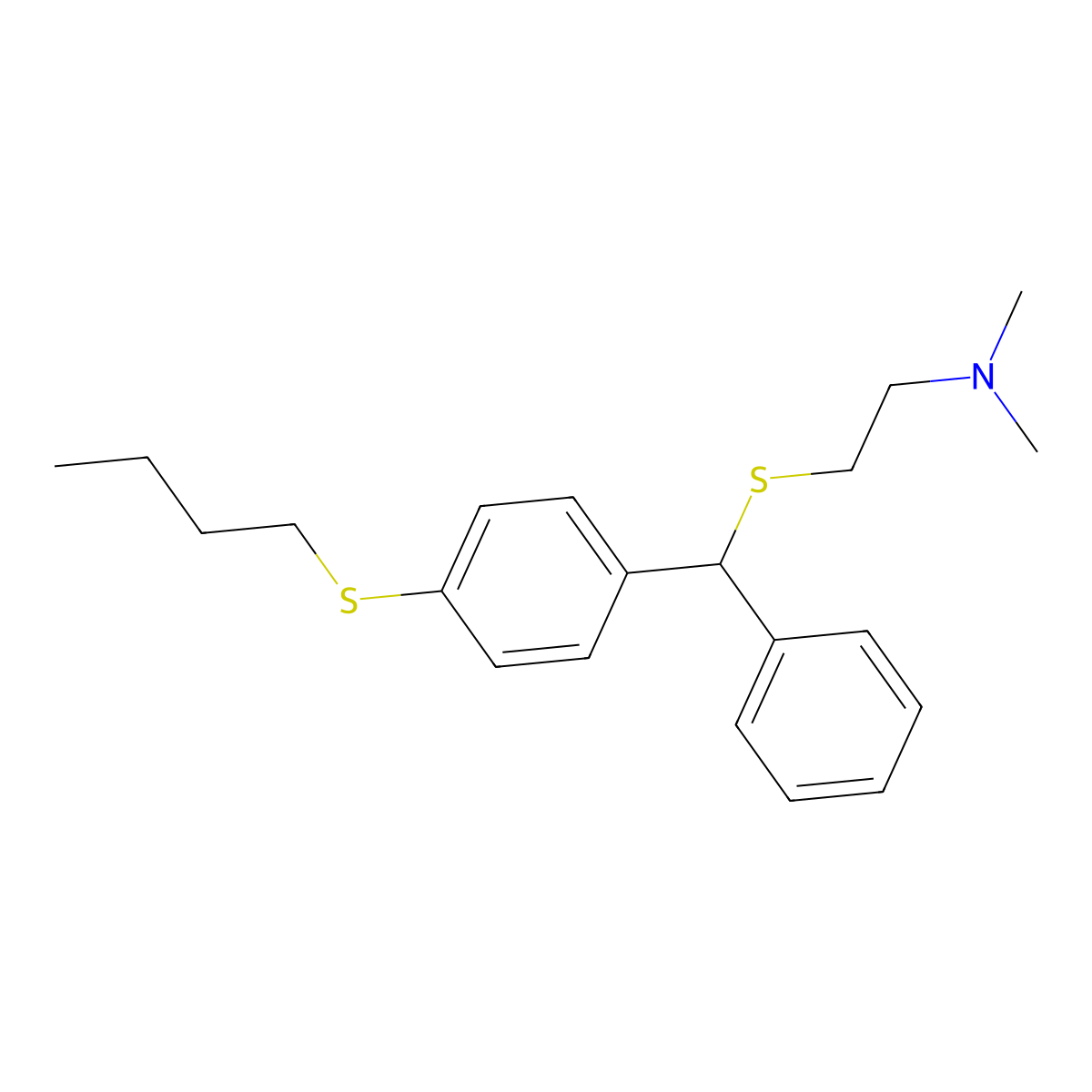 Captodiame molecular structure, CAS 486-17-9