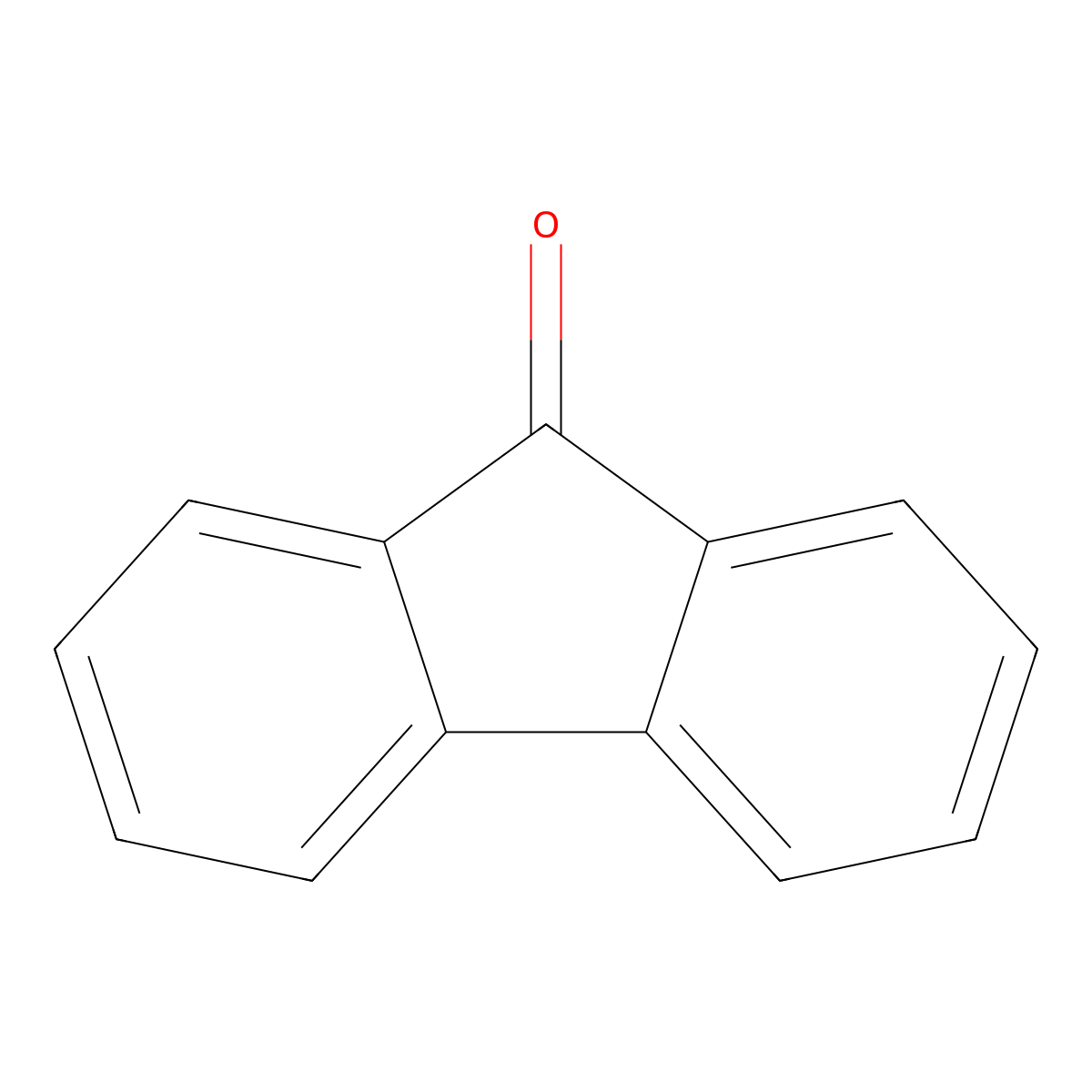 Fluorenone molecular structure, CAS 486-25-9