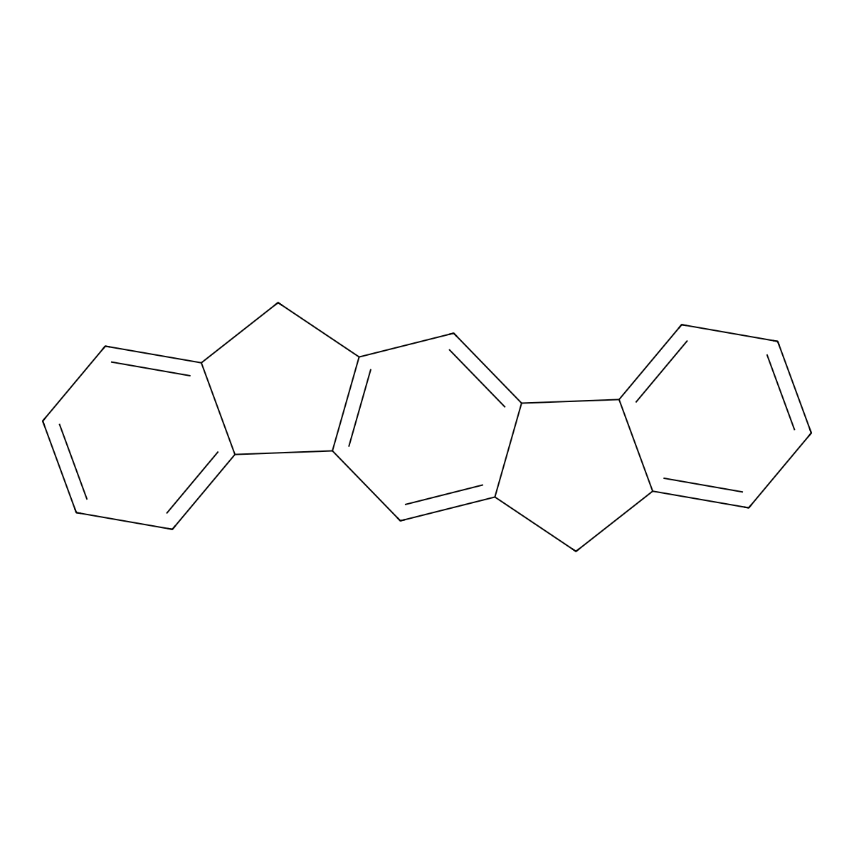 6,12-Dihydroindeno[1,2-b]fluorene molecular structure, CAS 486-52-2