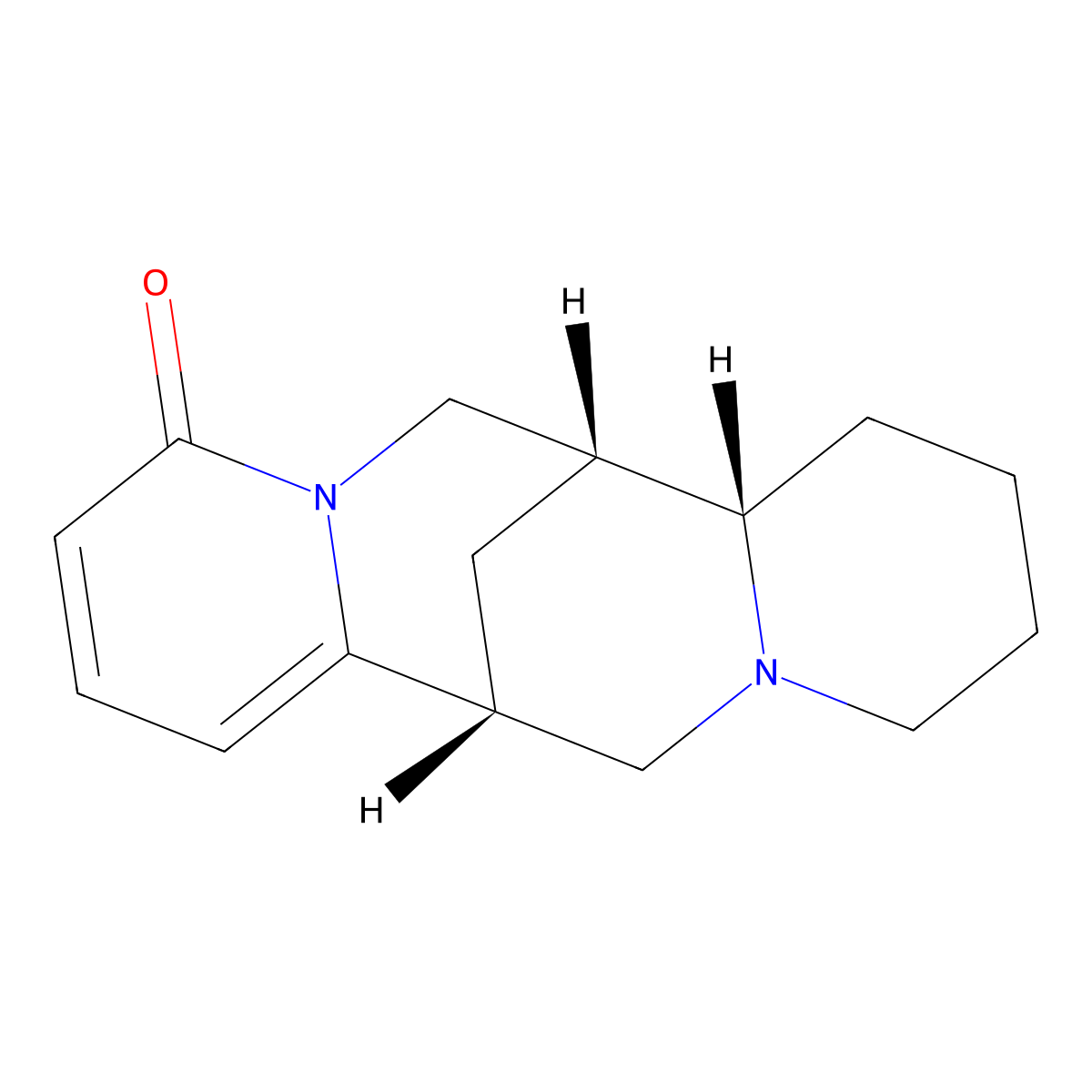 (-)-Thermopsine molecular structure, CAS 486-90-8