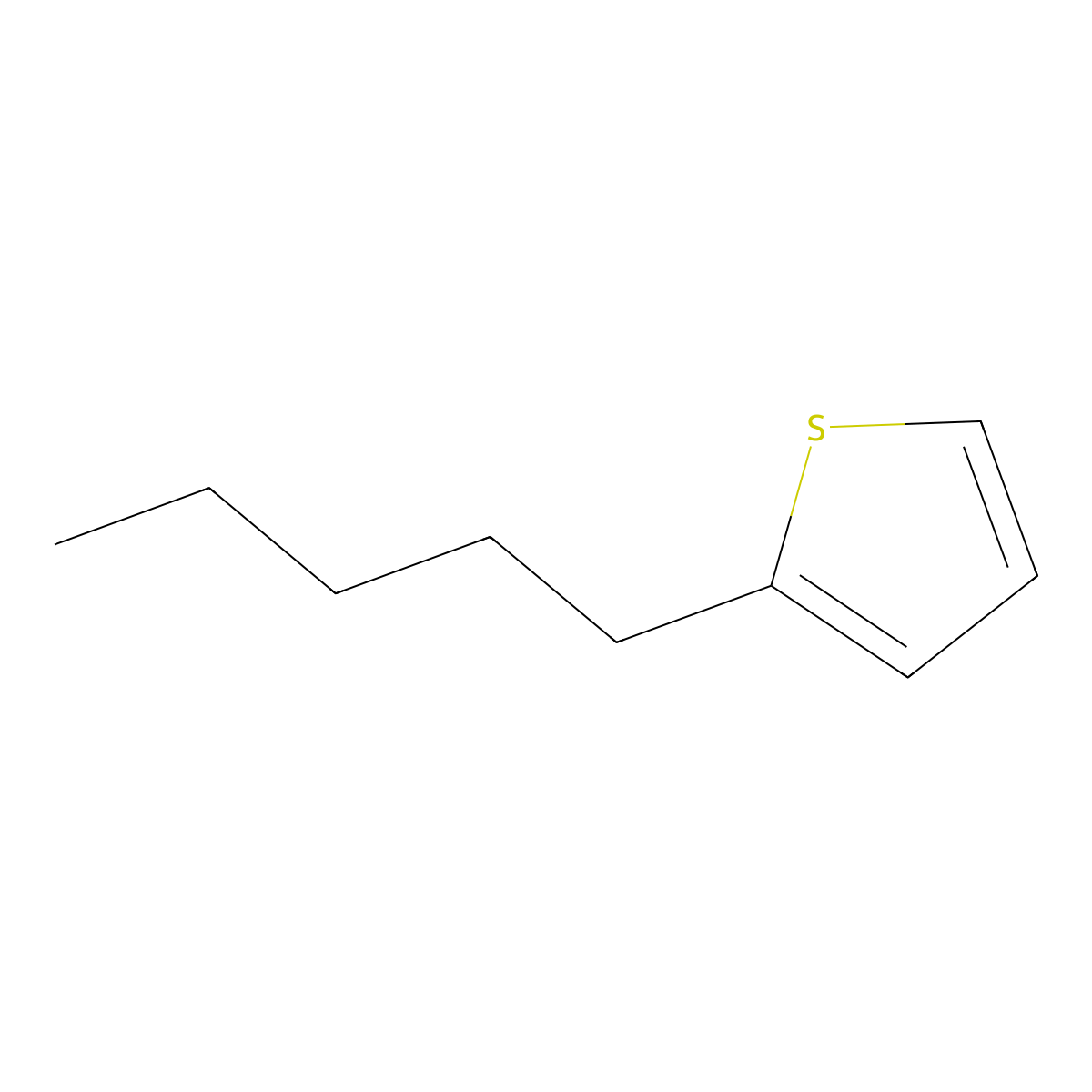 2-Pentylthiophene molecular structure, CAS 4861-58-9