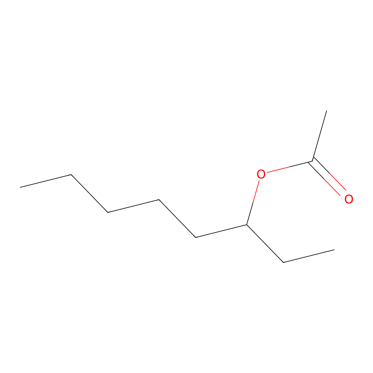 3-Octyl acetate molecular structure, CAS 4864-61-3