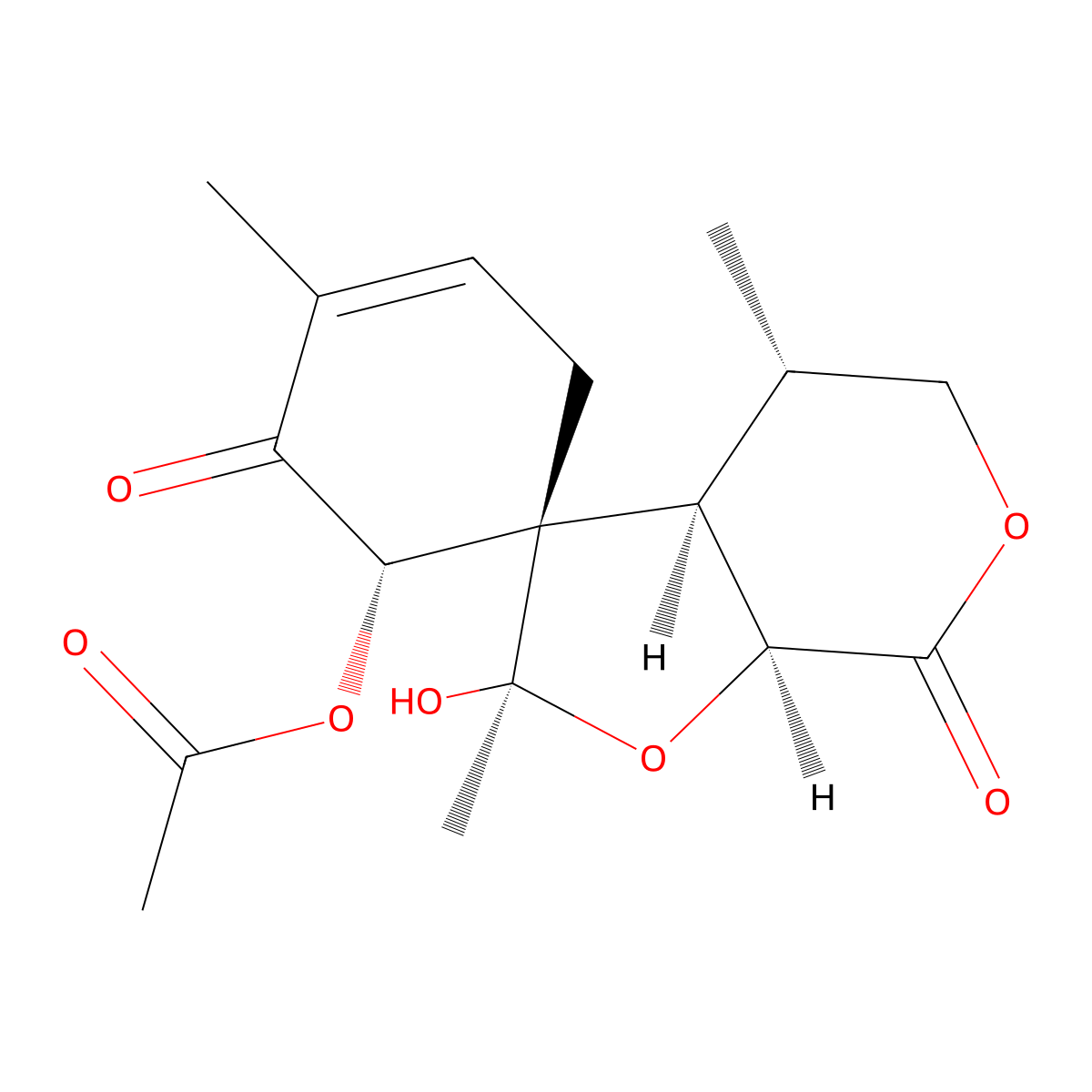 O-Acetylcyclocalopin A molecular structure, CAS 486430-93-7