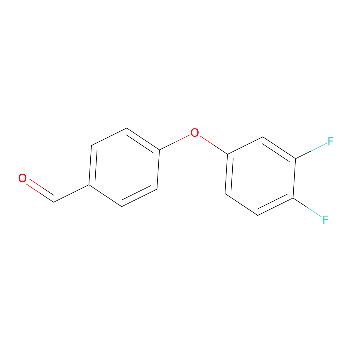 4-(3,4-Difluorophenoxy)benzaldehyde molecular structure, CAS 486449-90-5