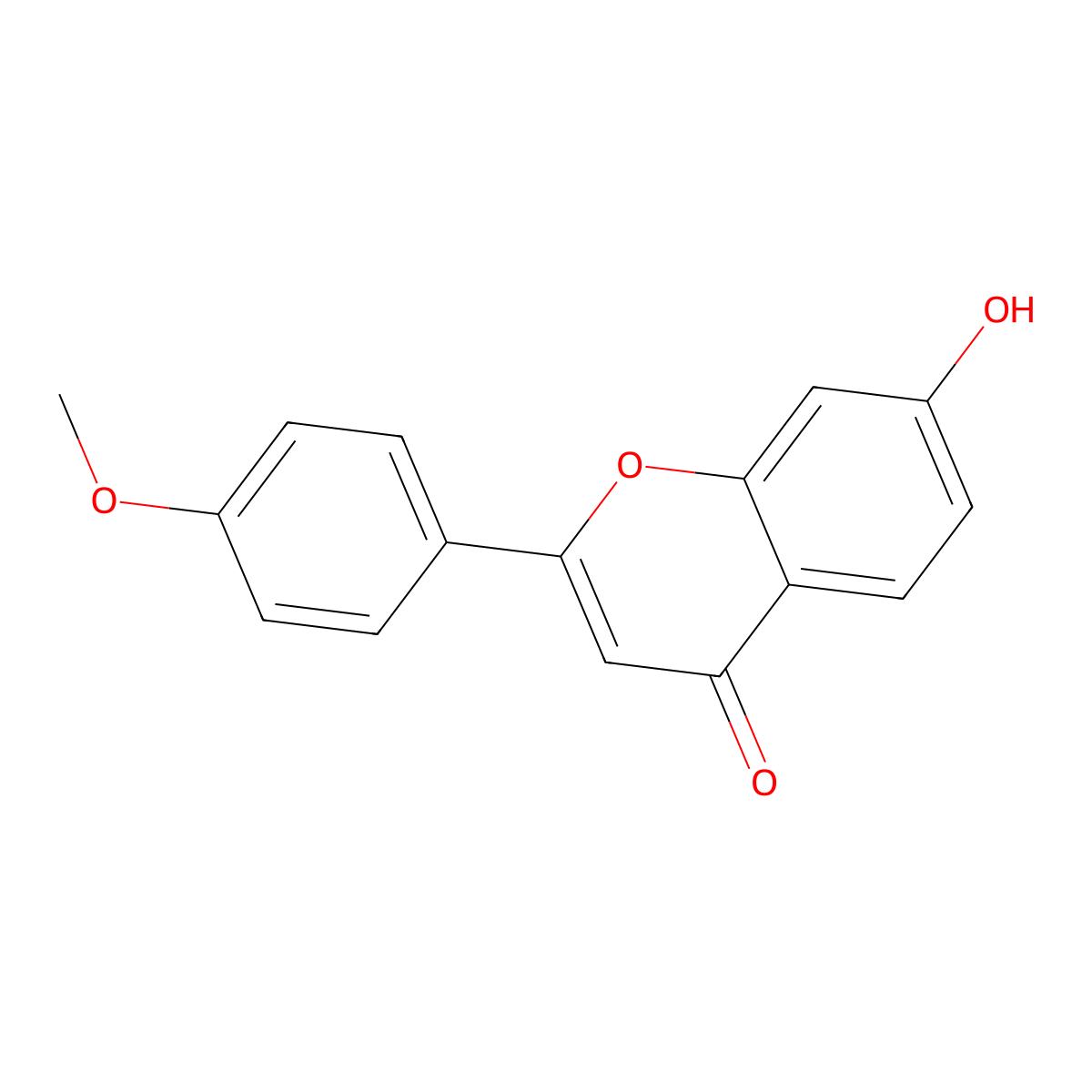 Pratol molecular structure, CAS 487-17-2