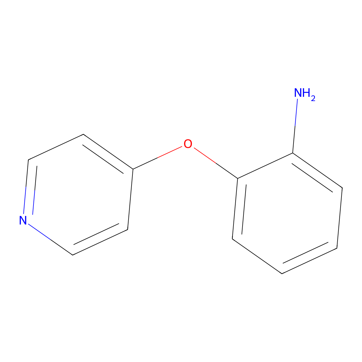 2-(Pyridin-4-yloxy)aniline molecular structure, CAS 4870-01-3