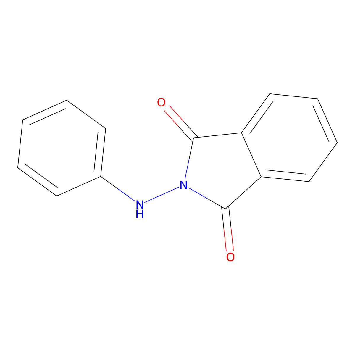 2-(Phenylamino)-1H-isoindole-1,3(2H)-dione molecular structure, CAS 4870-16-0