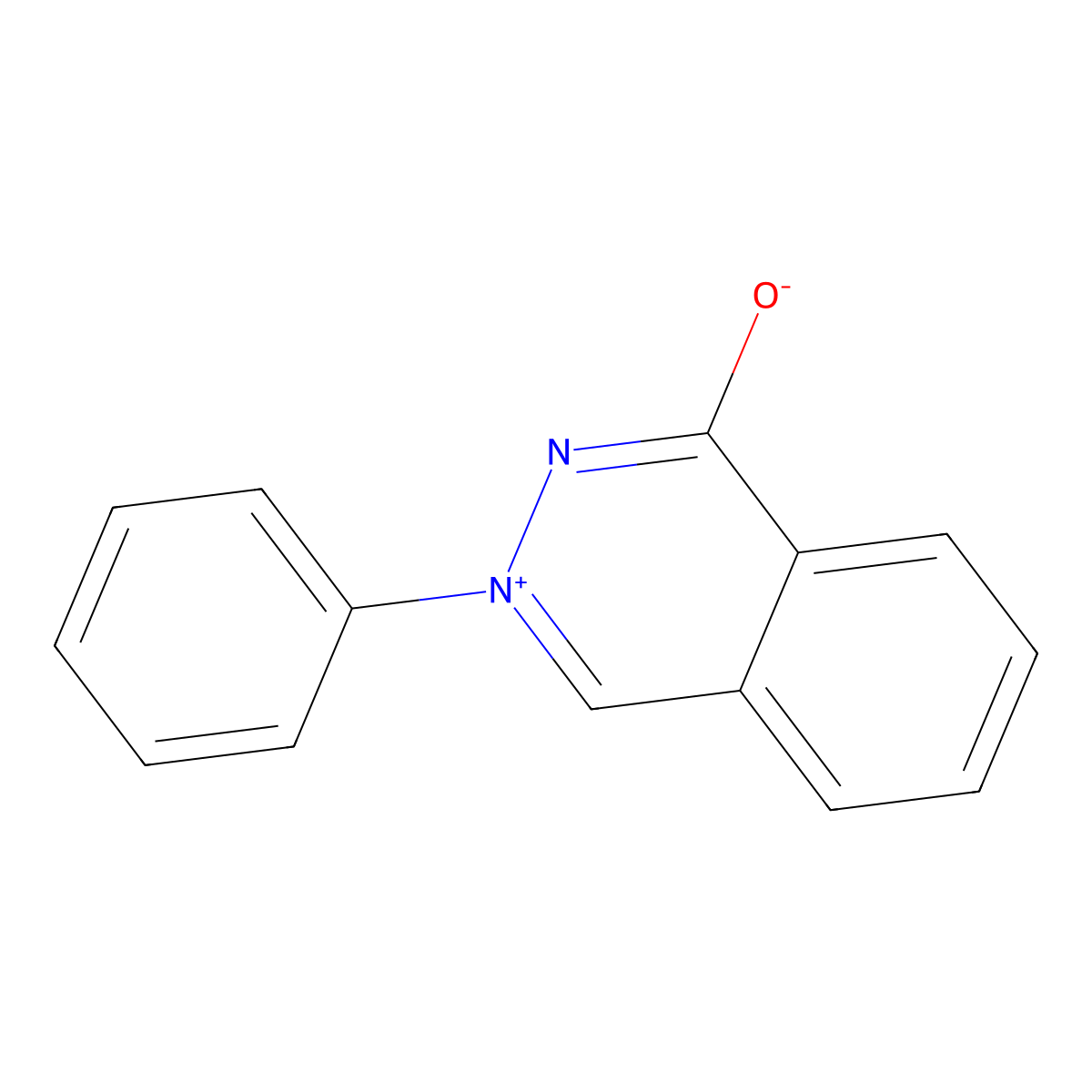 2-Phenylphthalazin-2-ium-4-olate molecular structure, CAS 4870-18-2