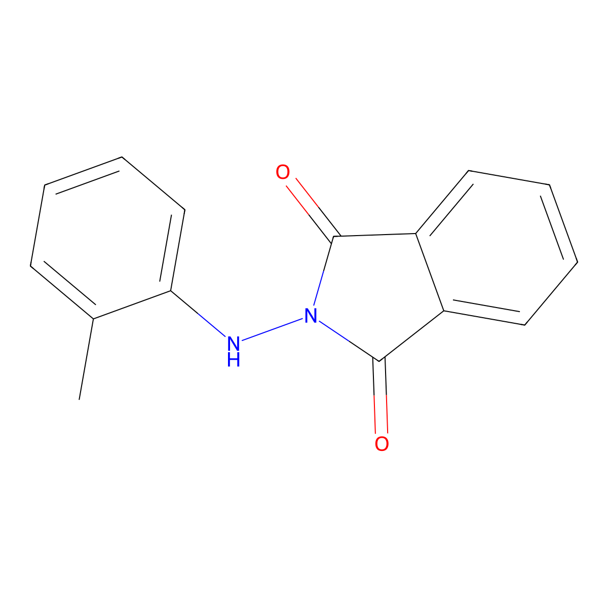 2-(2-toluidino)-1H-isoindole-1,3(2H)-dione molecular structure, CAS 4870-19-3