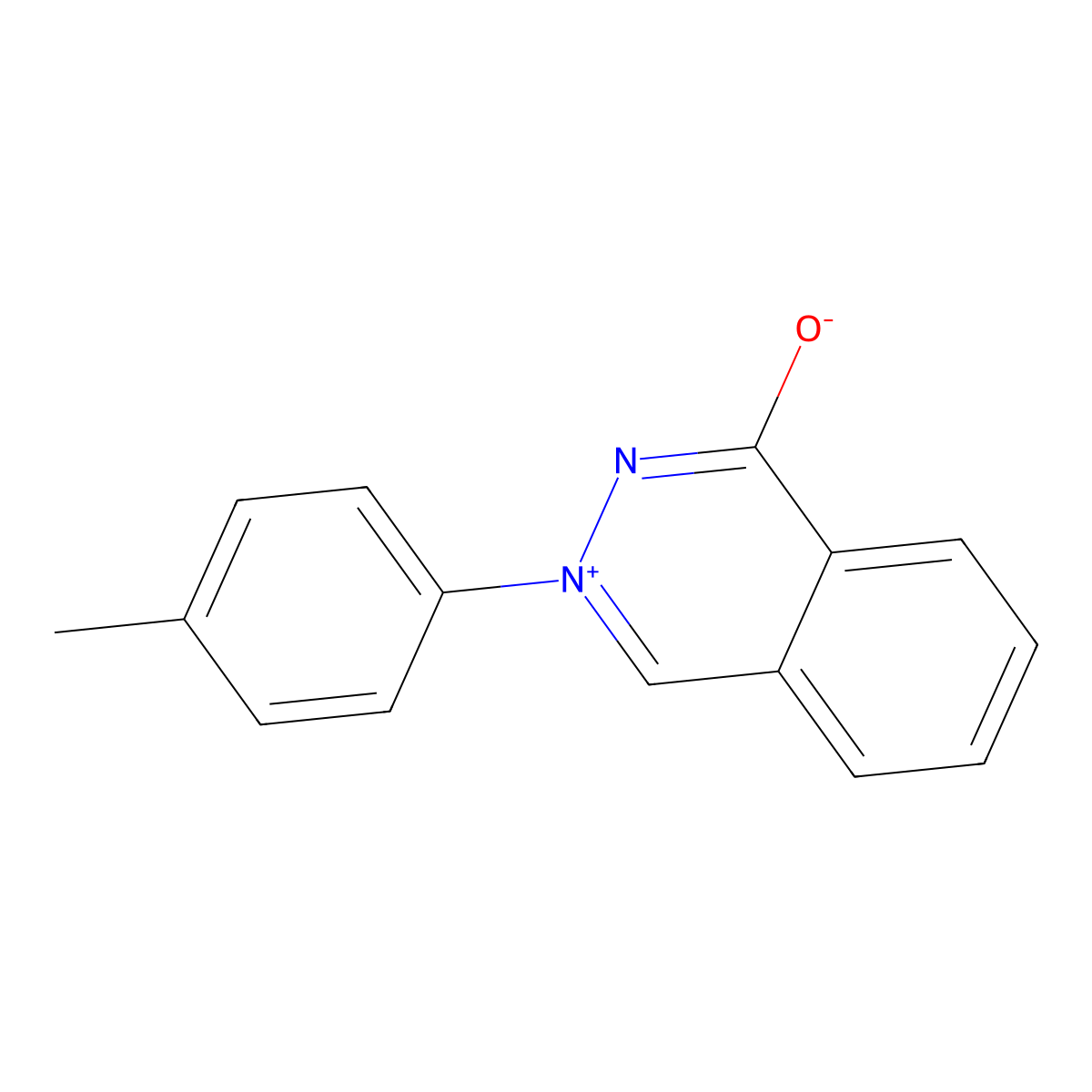 3-(4-Methylphenyl)phthalazin-3-ium-1-olate molecular structure, CAS 4870-24-0