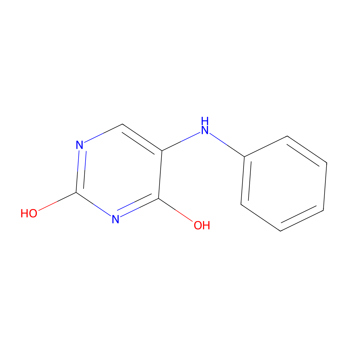 5-Phenylamino-1H-pyrimidine-2,4-dione molecular structure, CAS 4870-31-9