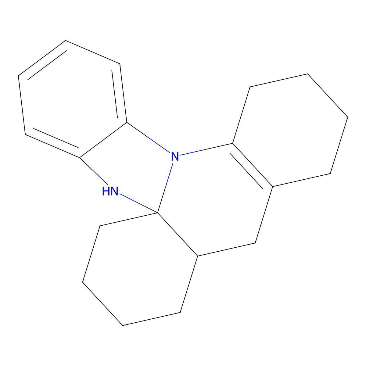 6,7,8,9,9A,10,11,12,13,14-decahydro-5H-benzo[4,5]imidazo[2,1-e]acridine molecular structure, CAS 487005-68-5