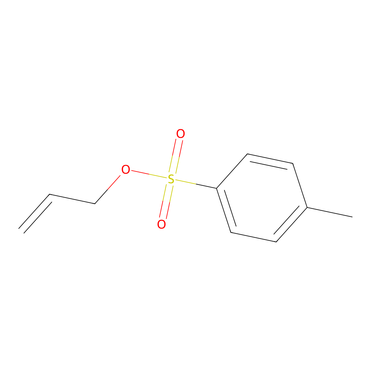 Allyl p-toluenesulphonate molecular structure, CAS 4873-09-0