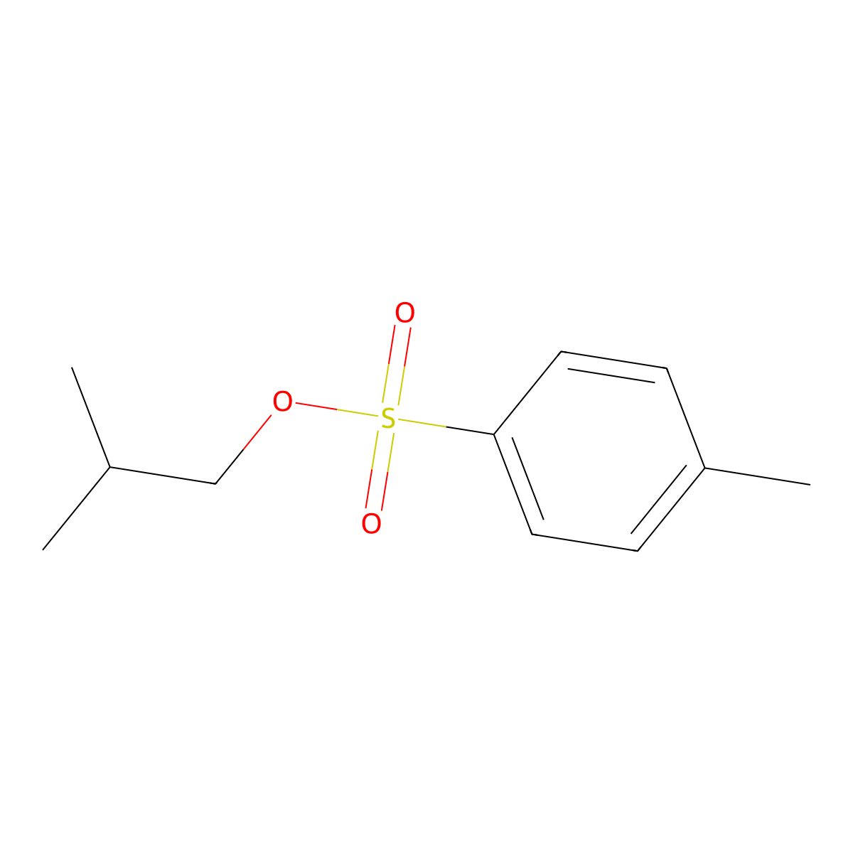 Isobutyl p-toluenesulfonate molecular structure, CAS 4873-56-7