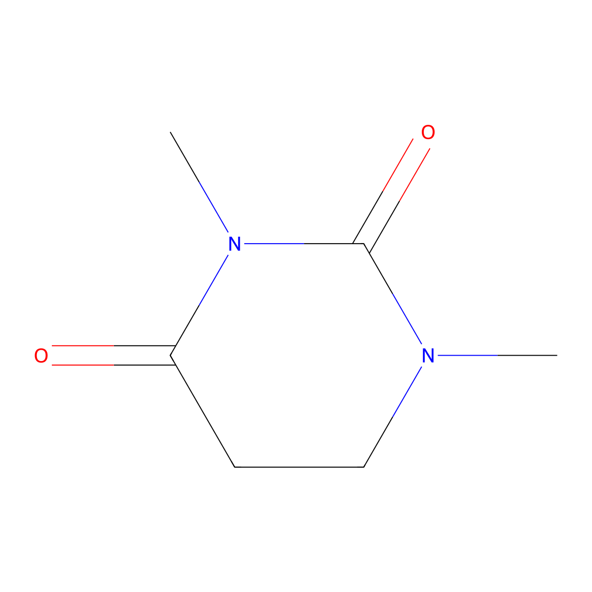 1,3-Dimethyl-1,3-diazinane-2,4-dione molecular structure, CAS 4874-13-9