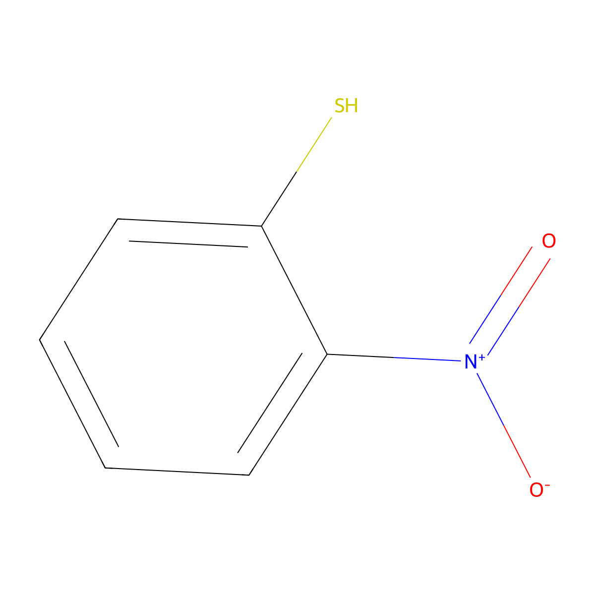 o-Nitrobenzenethiol molecular structure, CAS 4875-10-9
