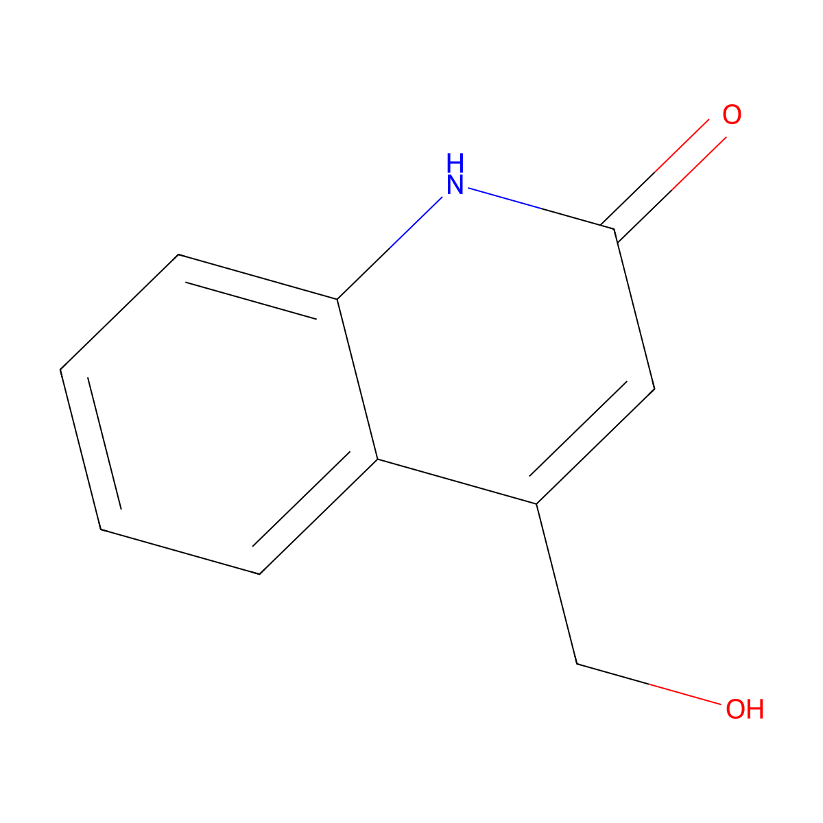4-(hydroxymethyl)quinolin-2(1H)-one molecular structure, CAS 4876-16-8