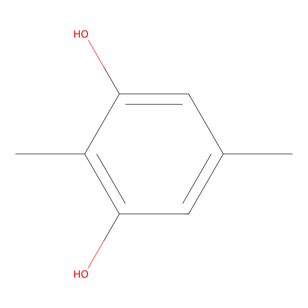 2,5-Dimethylresorcinol molecular structure, CAS 488-87-9