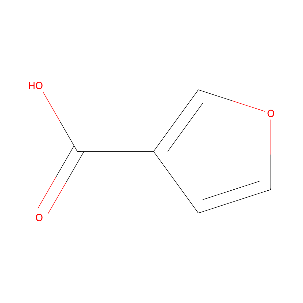 3-Furoic acid molecular structure, CAS 488-93-7