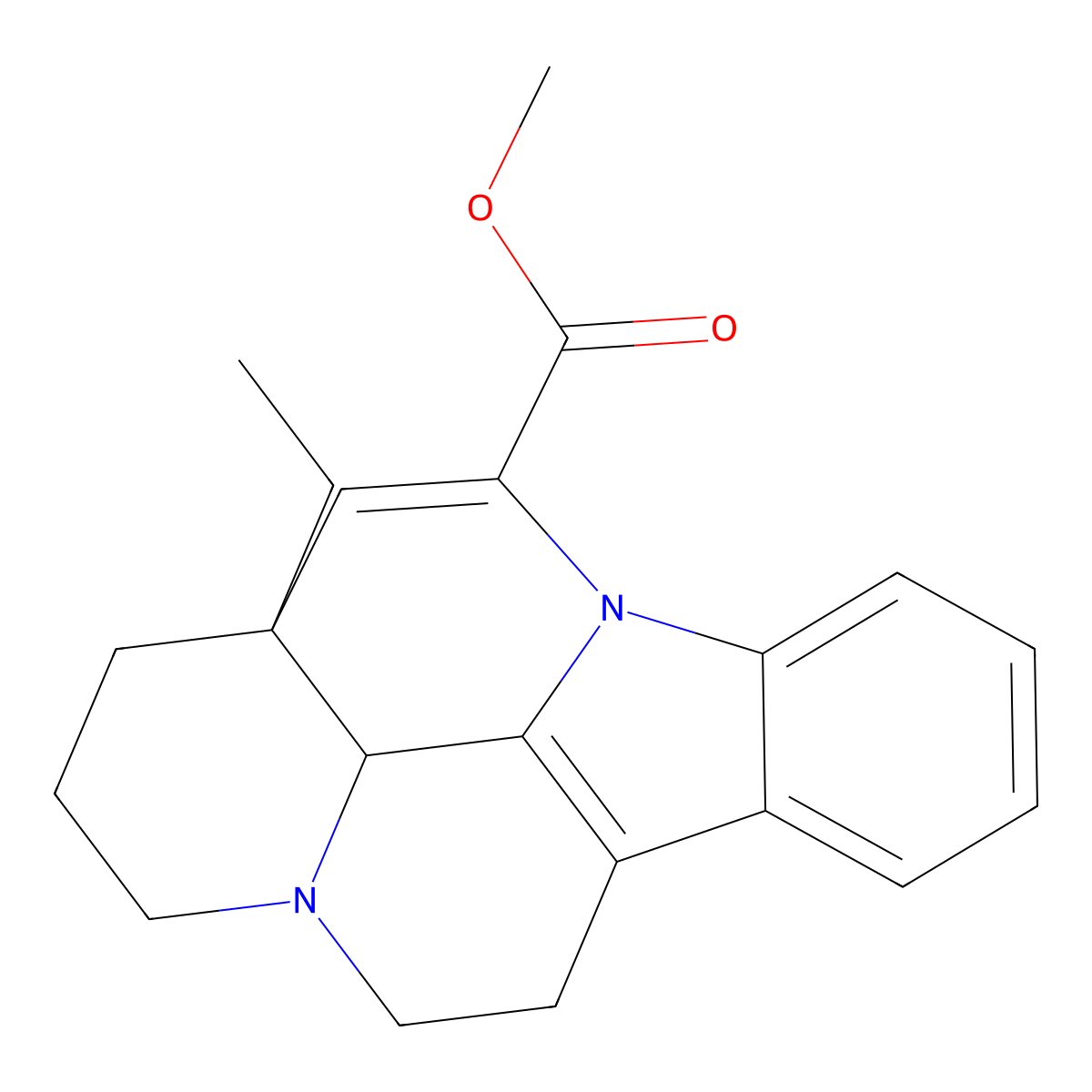 Apovincamine molecular structure, CAS 4880-92-6