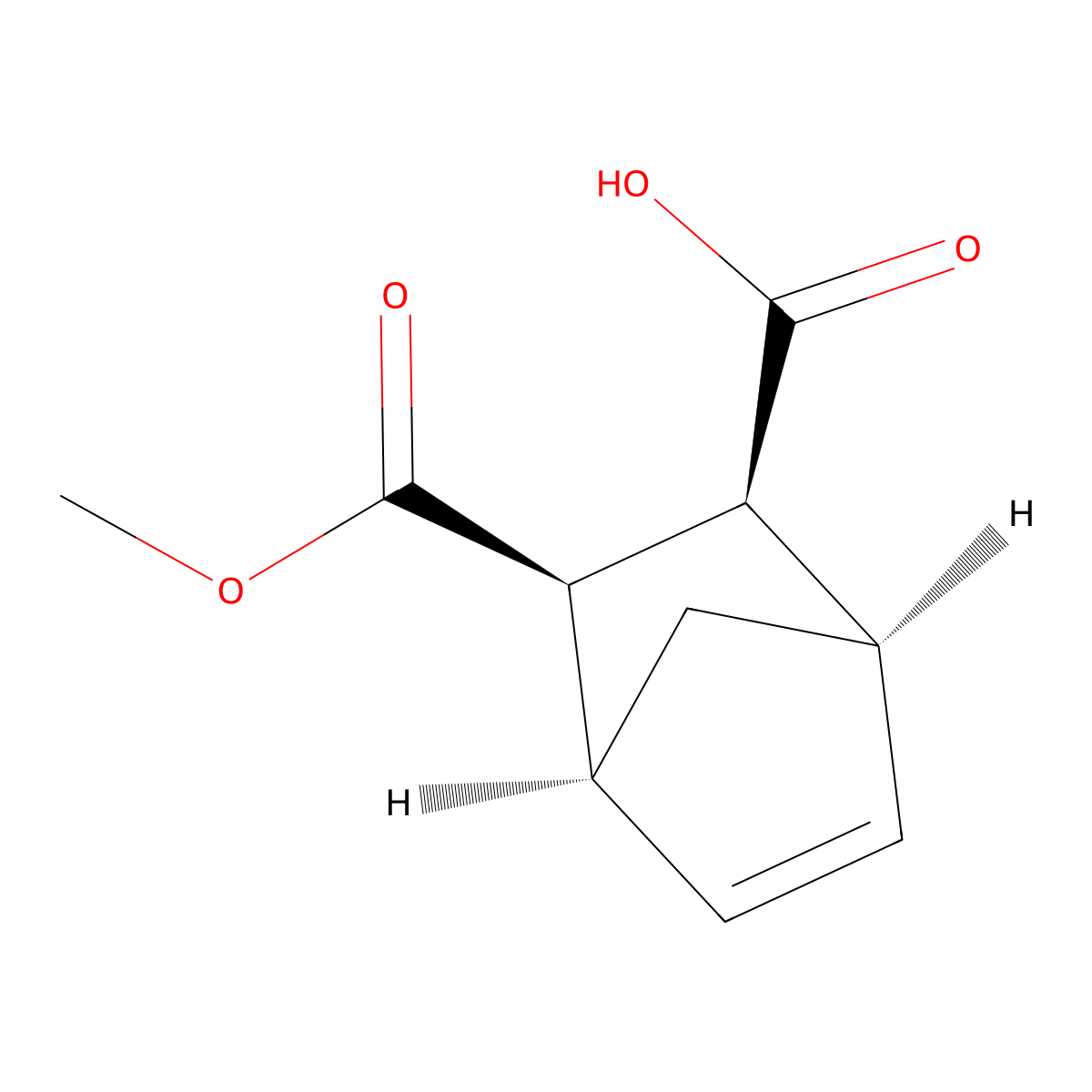 rel-2-Methyl (1R,2S,3R,4S)-bicyclo(2.2.1)hept-5-ene-2,3-dicarboxylate molecular structure, CAS 4883-79-8