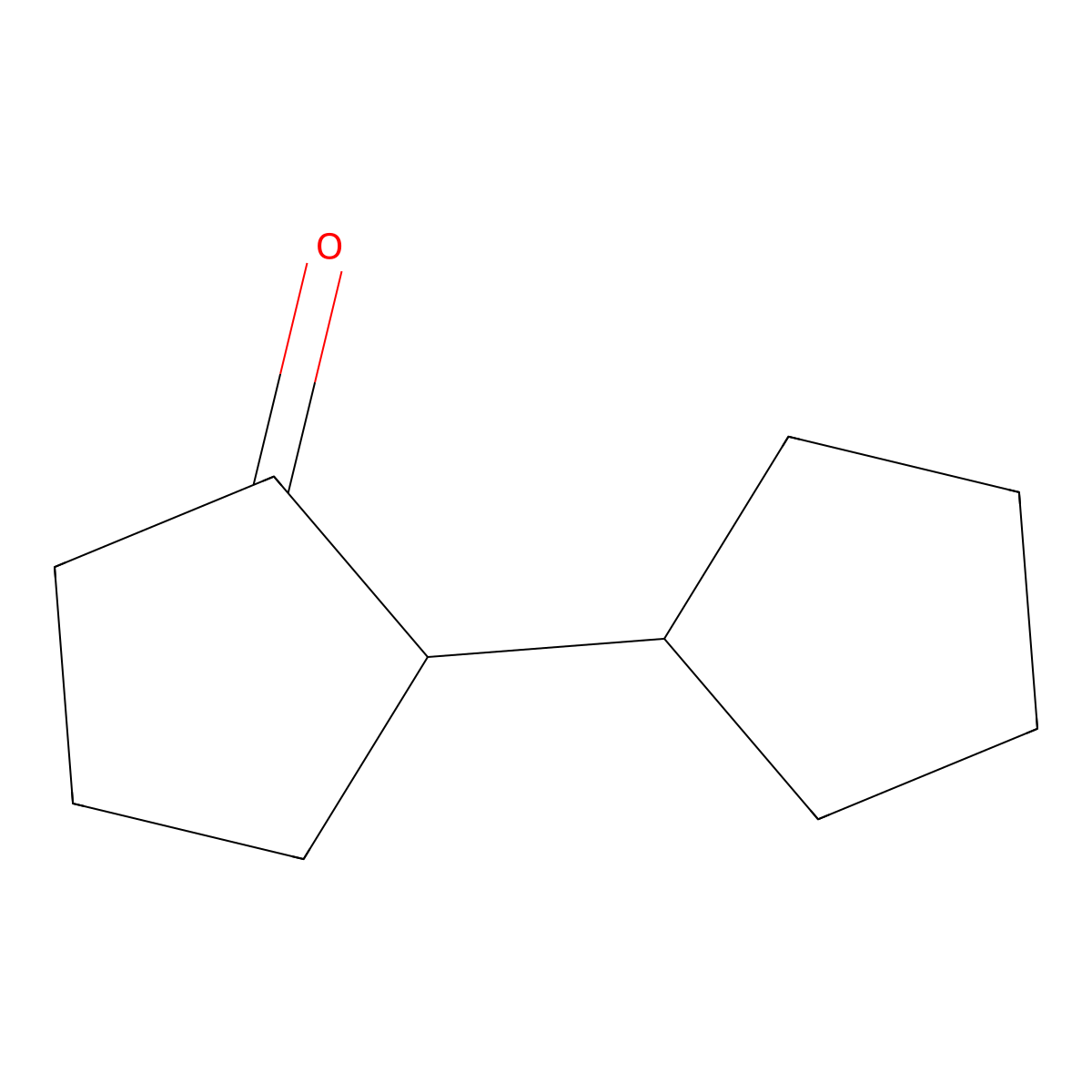 2-Cyclopentylcyclopentanone molecular structure, CAS 4884-24-6