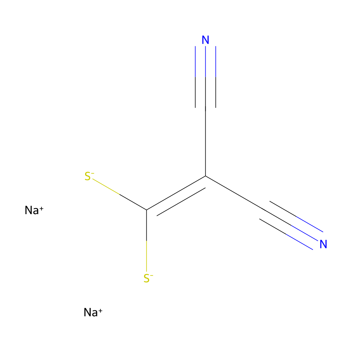 [Bis(sodiothio)methylene]malononitrile molecular structure, CAS 4885-93-2
