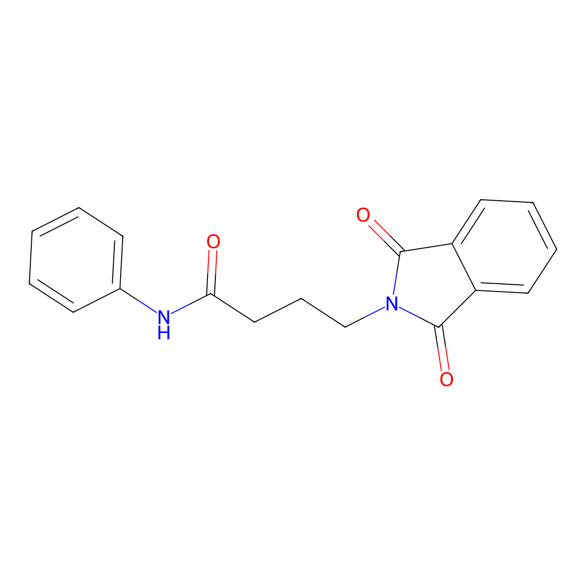 4-(1,3-dioxoisoindol-2-yl)-N-phenylbutanamide molecular structure, CAS 4886-93-5