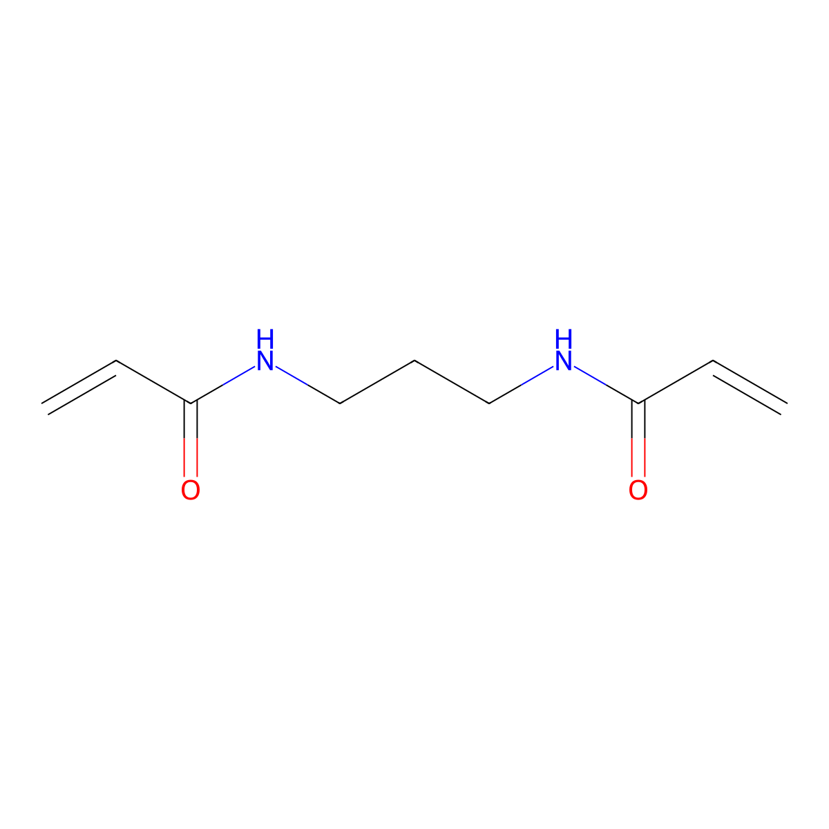 N,N-`Bisacrylamido-1,3-propan molecular structure, CAS 4887-13-2
