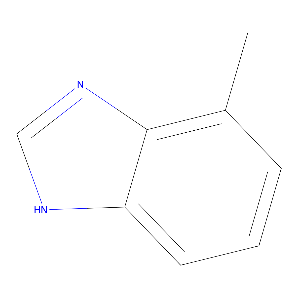 4-Methylbenzimidazole molecular structure, CAS 4887-83-6