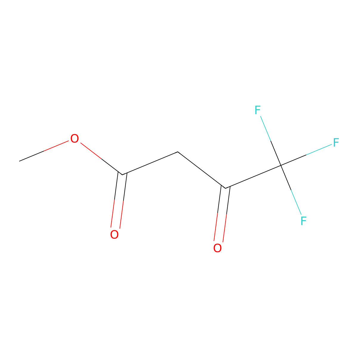 Methyl 4,4,4-trifluoroacetoacetate molecular structure, CAS 488711-09-7