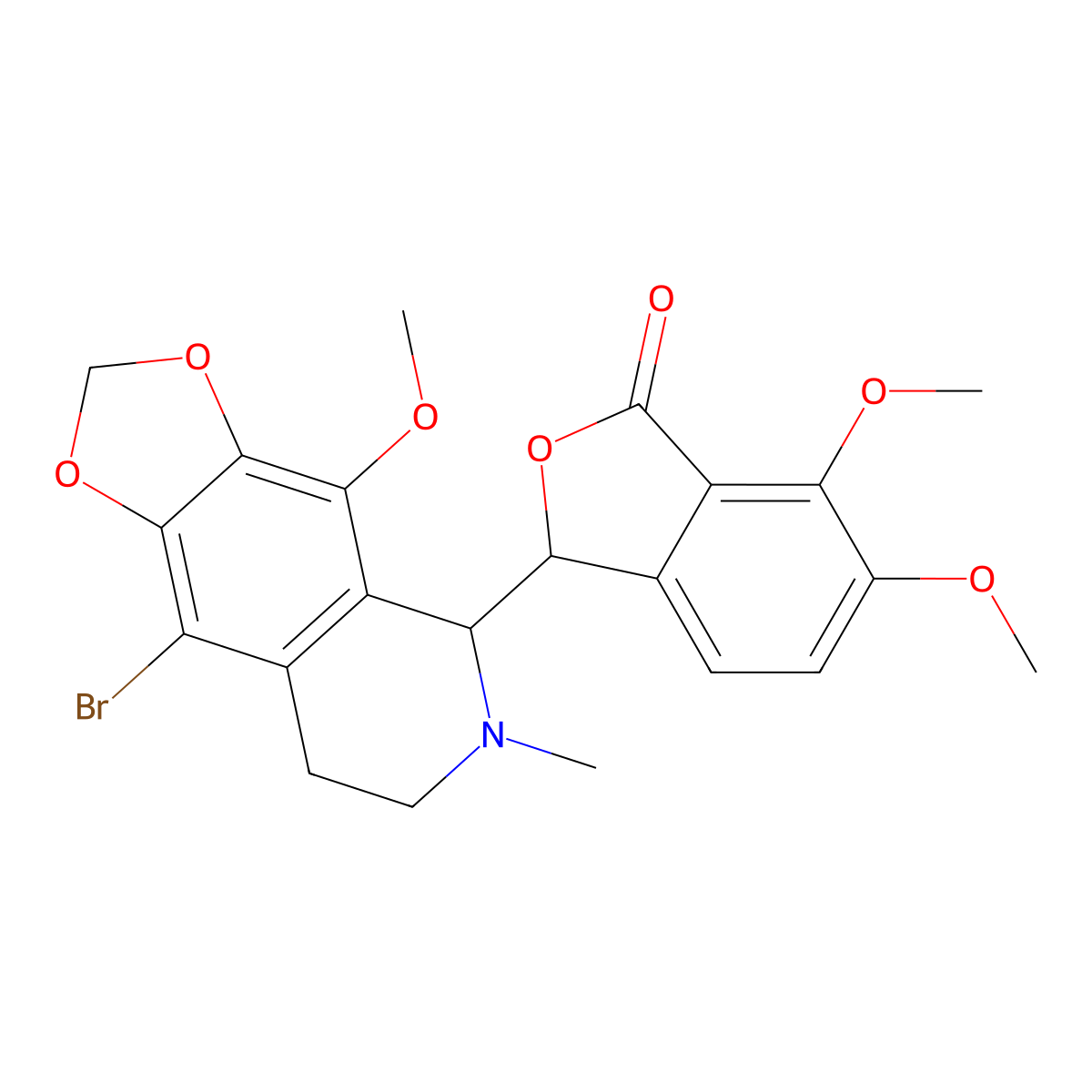 9-Bromonoscapine molecular structure, CAS 488721-01-3