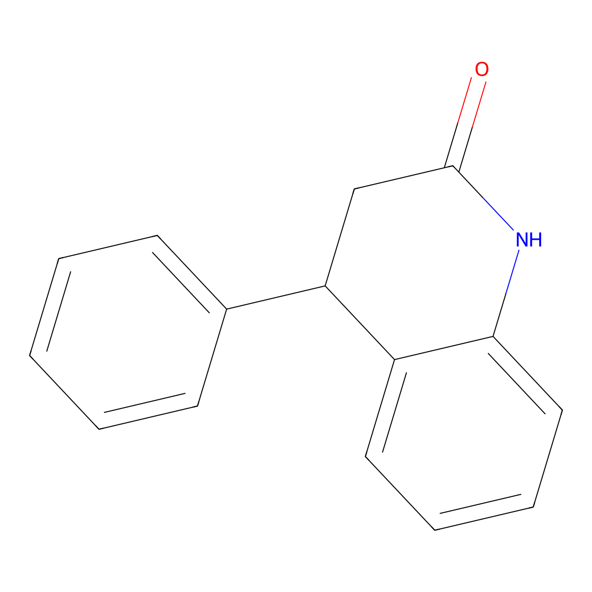 4-Phenyl-3,4-dihydroquinolin-2(1h)-one molecular structure, CAS 4888-33-9