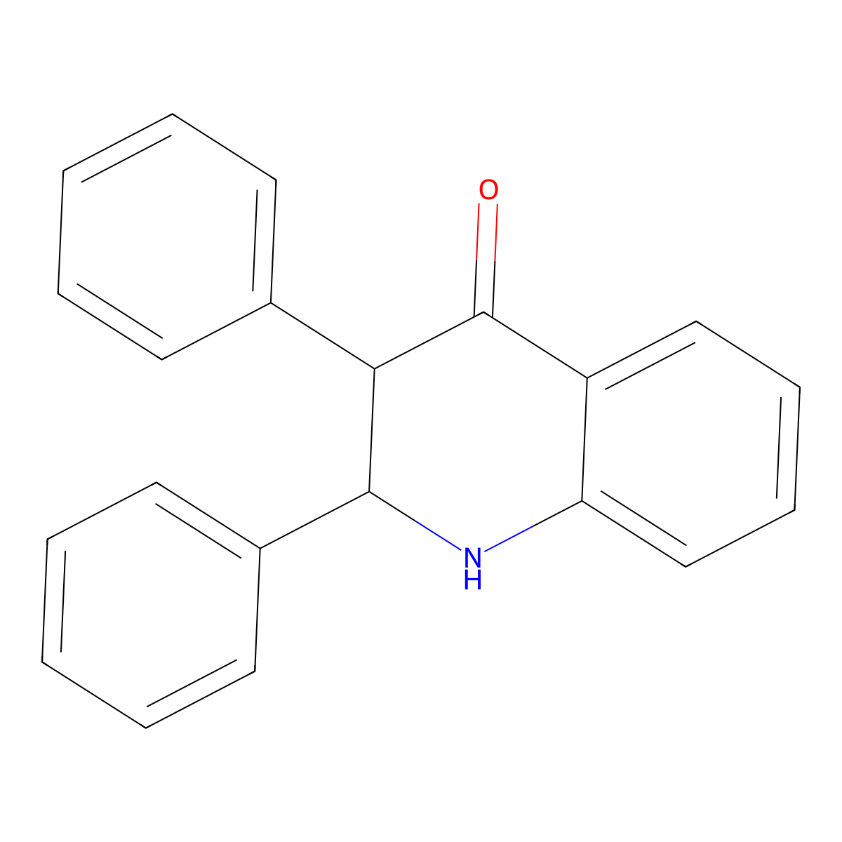 2,3-diphenyl-2,3-dihydro-1H-quinolin-4-one molecular structure, CAS 488825-21-4