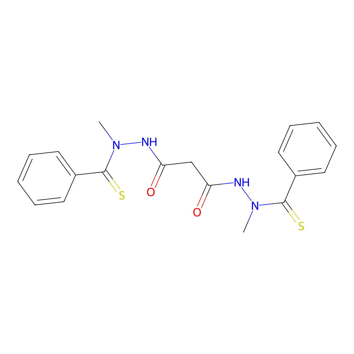 Elesclomol molecular structure, CAS 488832-69-5