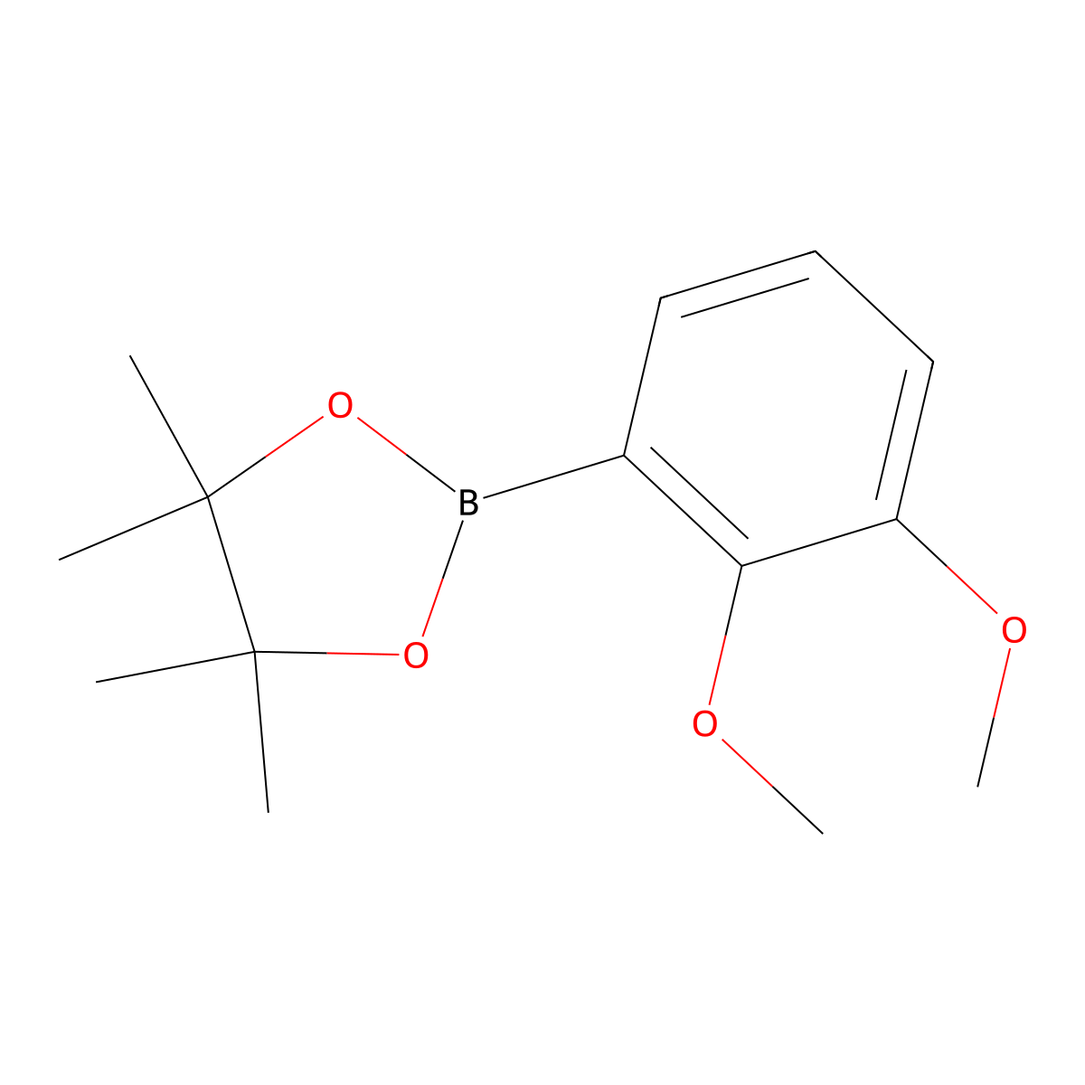 2-(2,3-Dimethoxyphenyl)-4,4,5,5-tetramethyl-1,3,2-dioxaborolane molecular structure, CAS 488850-92-6
