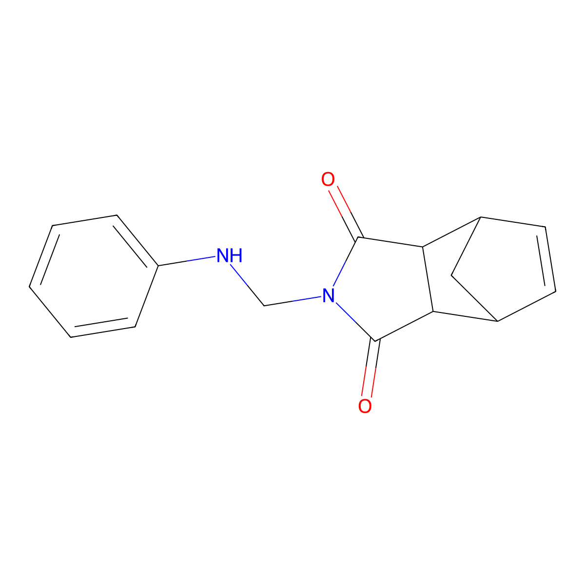2-[(phenylamino)methyl]-3a,4,7,7a-tetrahydro-1H-4,7-methanoisoindole-1,3(2H)-dione molecular structure, CAS 488859-07-0