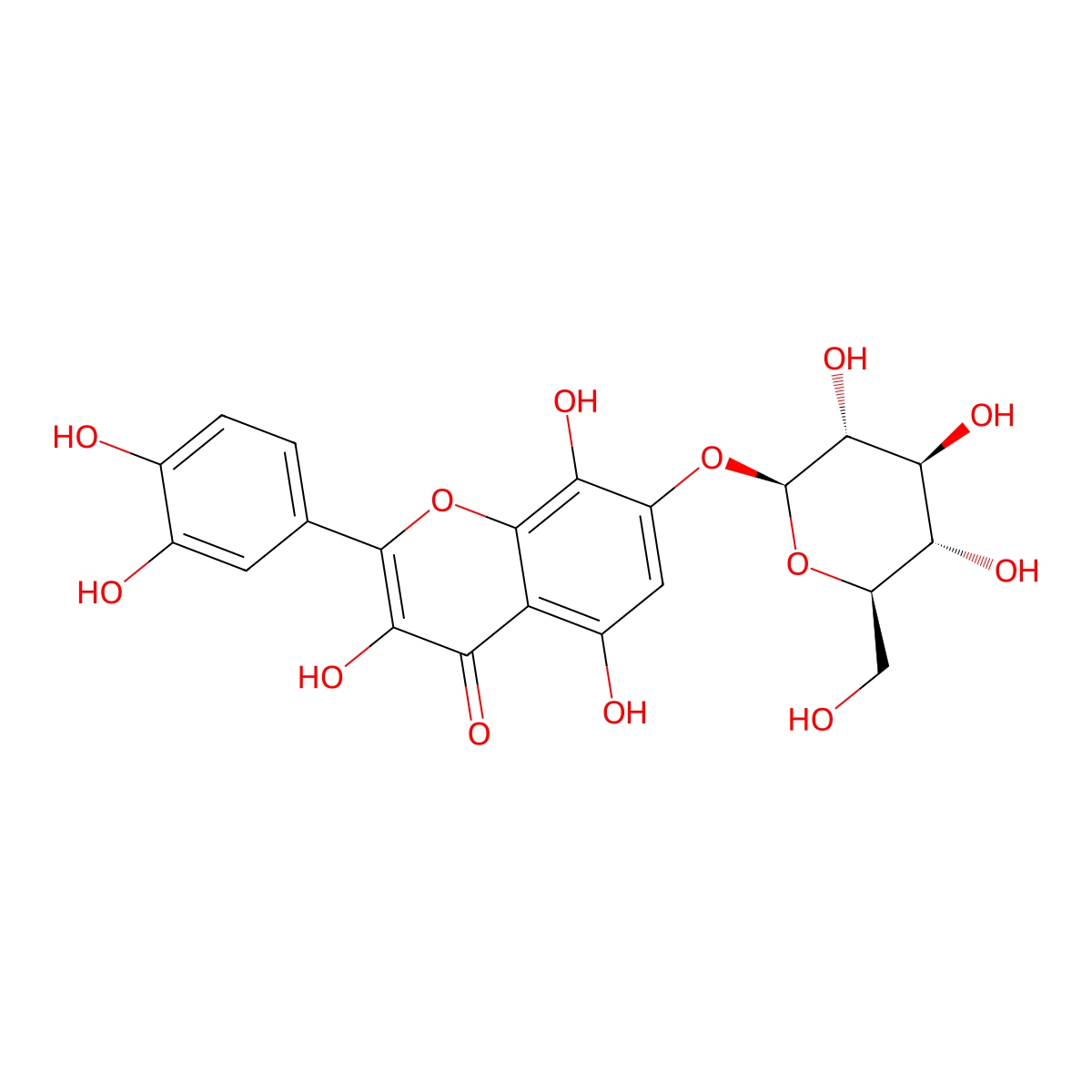 Gossypitrin molecular structure, CAS 489-34-9